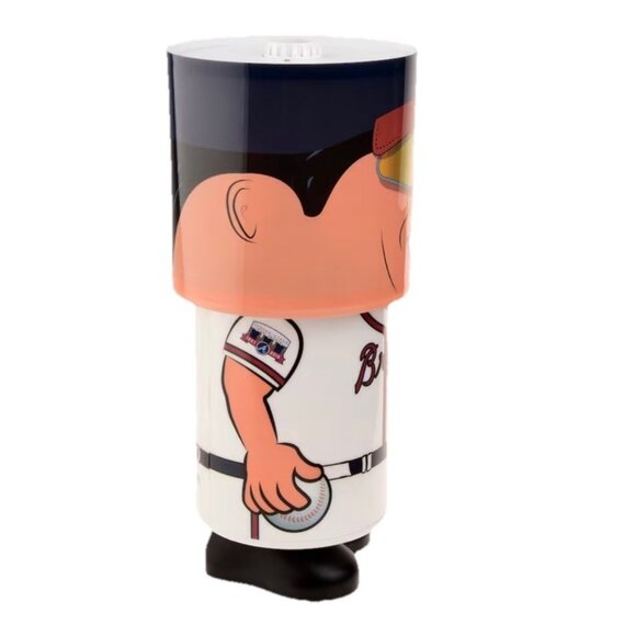 RARE Atlanta Braves MLB Baseball Night Light Projector Desk Lamp USB AAA - Picture 8 of 11